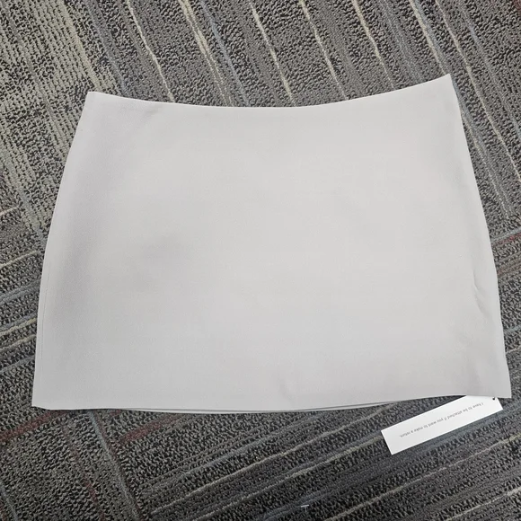 Reformation Silver Mini Pencil Skirt Cocktail - Picture 3 of 11